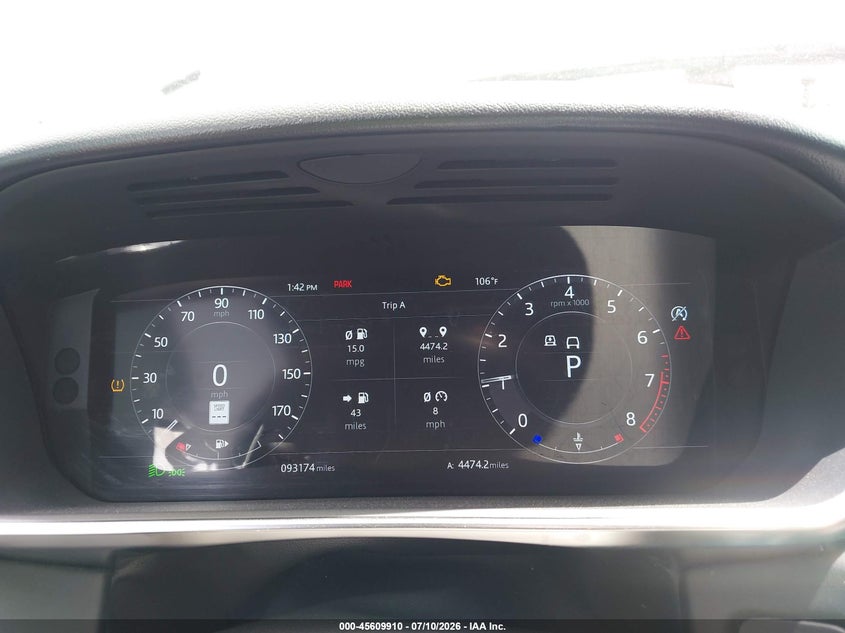 2020 Land Rover Range Rover Sport Hse Dynamic VIN: SALWR2SE6LA882772 Lot: 45609910