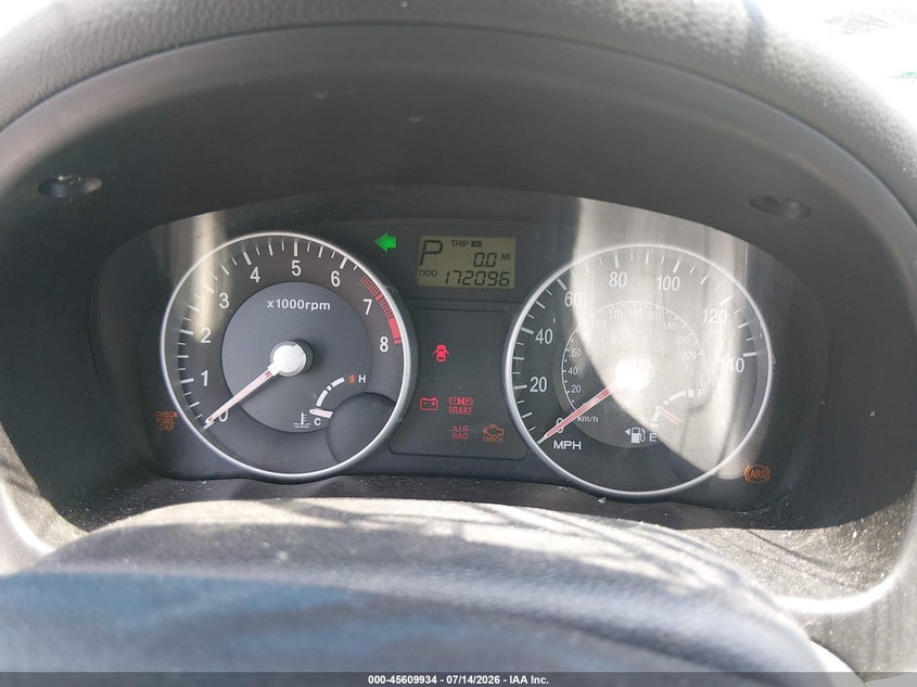 2007 Hyundai Accent Gls VIN: KMHCN46C47U121362 Lot: 45609934