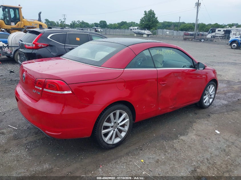 Vin: wvwbw7ah1cv007423, lot: 46108405, volkswagen eos komfort 20124
