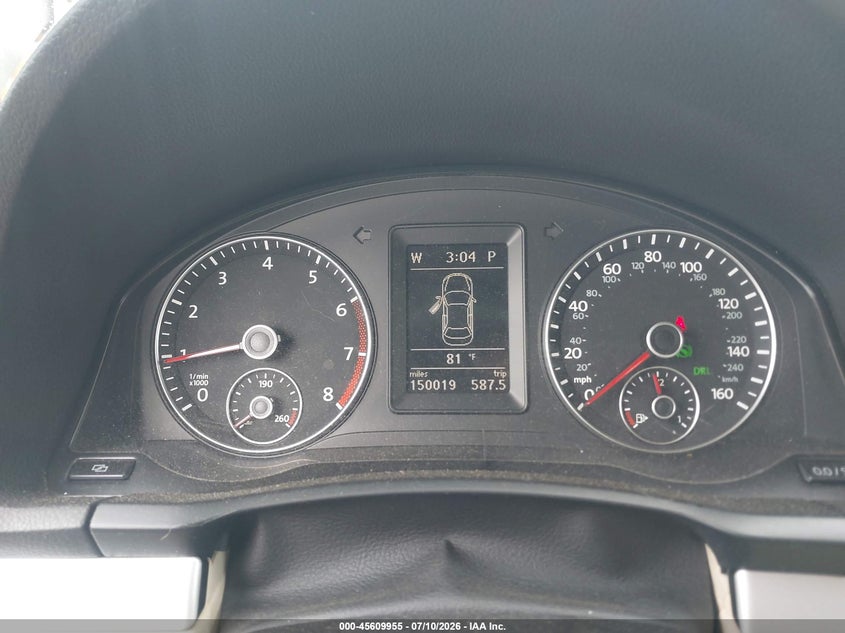 2012 Volkswagen Eos Komfort VIN: WVWBW7AH1CV007423 Lot: 45609955