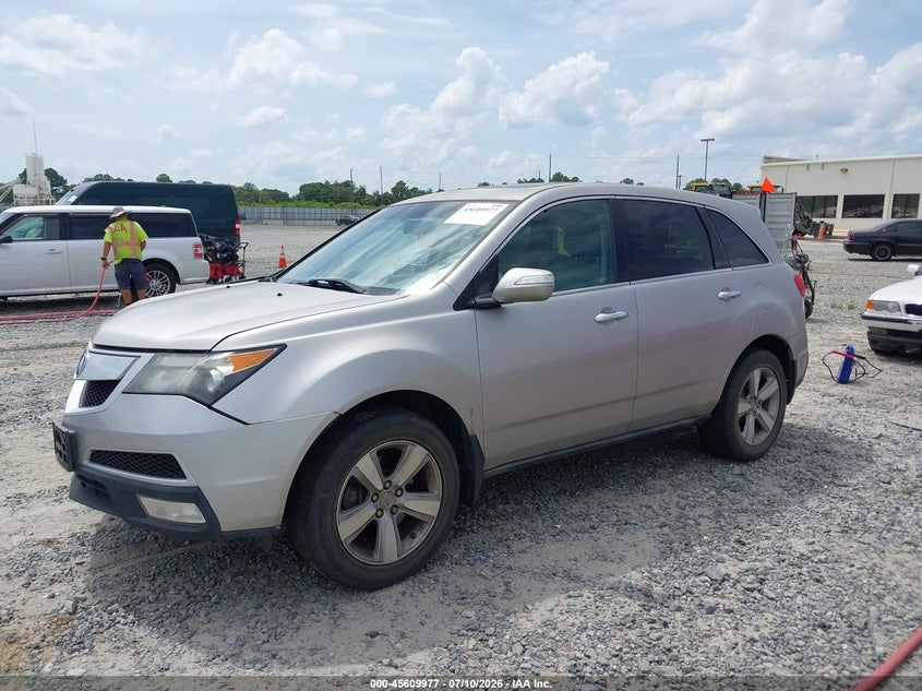 2012 Acura MDX, Left Rear, IAAI, VIN 2HNYD2H33CH506563 — photo 2