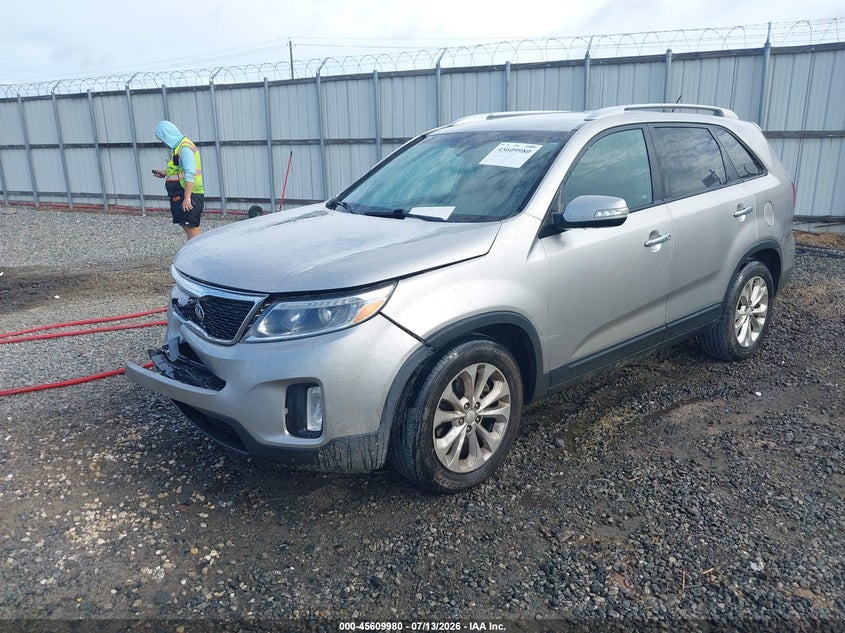 2014 Kia Sorento, Удар спереду, IAAI, VIN 5XYKU4A77EG498926 — фото 2
