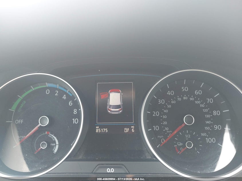 2019 Volkswagen E-Golf Se VIN: WVWKR7AU3KW910153 Lot: 45609994