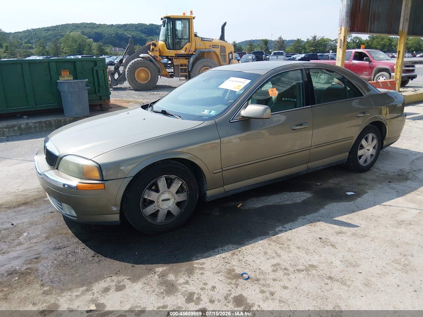 2002 Lincoln Ls V8 Auto VIN: 1LNHM87A82Y660310 Lot: 45609999