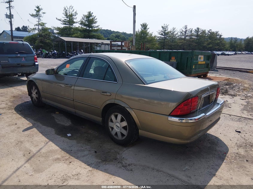 2002 Lincoln Ls V8 Auto VIN: 1LNHM87A82Y660310 Lot: 45609999