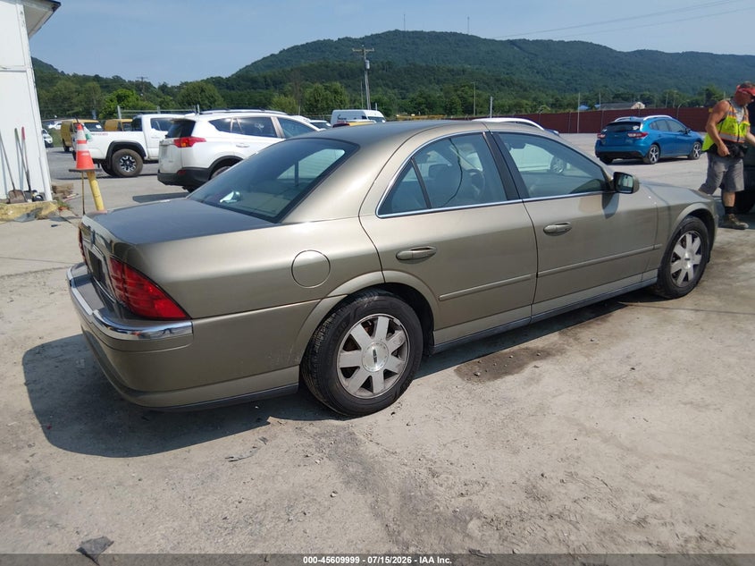 2002 Lincoln Ls V8 Auto VIN: 1LNHM87A82Y660310 Lot: 45609999