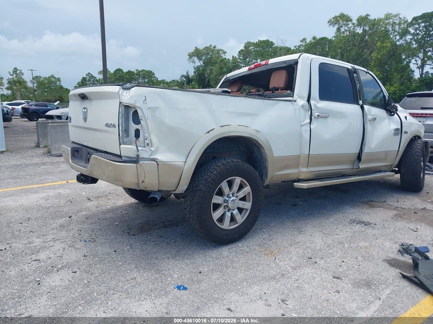 Vin: 3c6ur5gj6gg199961, lot: 46108466, ram 2500 laramie longhorn 20164
