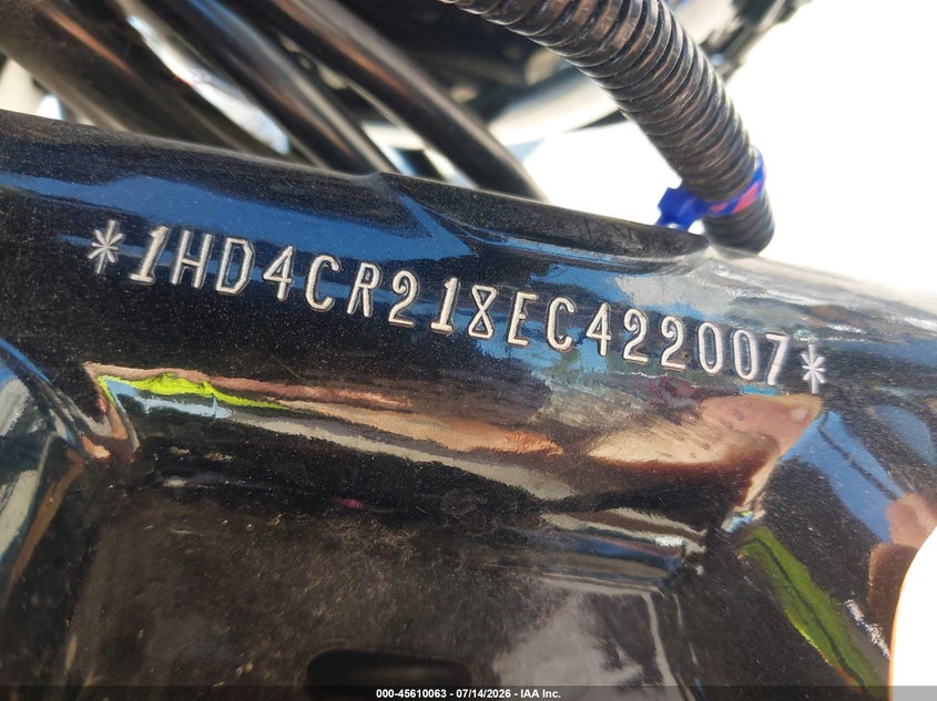 2014 Harley-Davidson Xl883 Superlow VIN: 1HD4CR218EC422007 Lot: 45610063