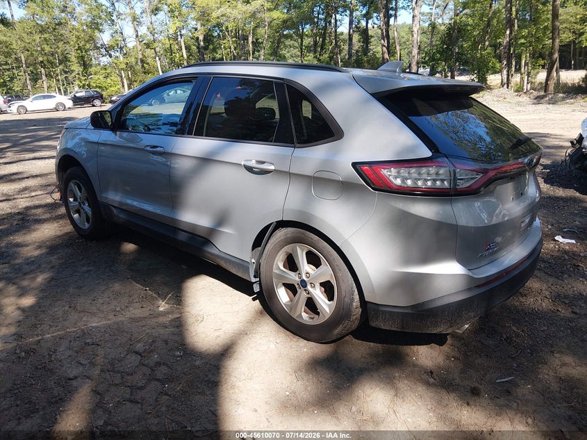 Vin: 2fmpk4g96fbc08732, lot: 46108520, ford edge se 20153