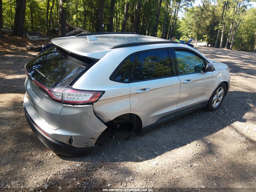 Vin: 2fmpk4g96fbc08732, lot: 46108520, ford edge se 20154