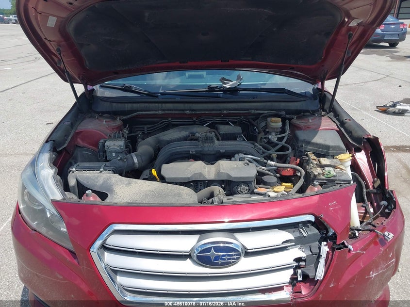 2016 Subaru Legacy 2.5I Premium VIN: 4S3BNBC60G3051240 Lot: 45610078