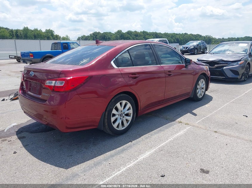 Vin: 4s3bnbc60g3051240, lot: 46108528, subaru legacy 2.5i premium 20164