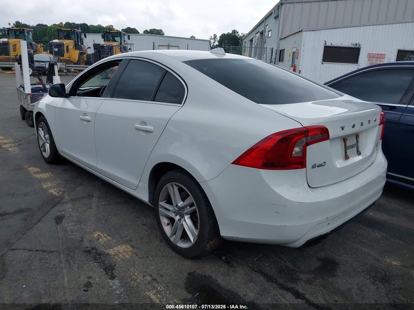 2015 Volvo S60 T5 Premier VIN: YV1612TB4F1317969 Lot: 45610107