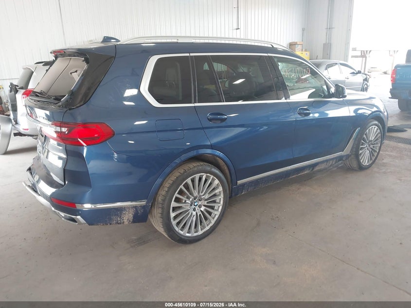 Vin: 5uxcw2c04l9a00457, lot: 46108559, bmw x7 xdrive40i 20204