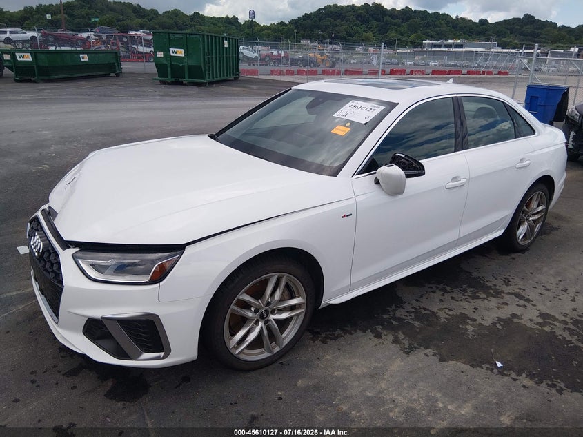 Vin: waudnaf49la073611, lot: 46108577, audi a4 premium 45 tfsi quattro s tronic 20202
