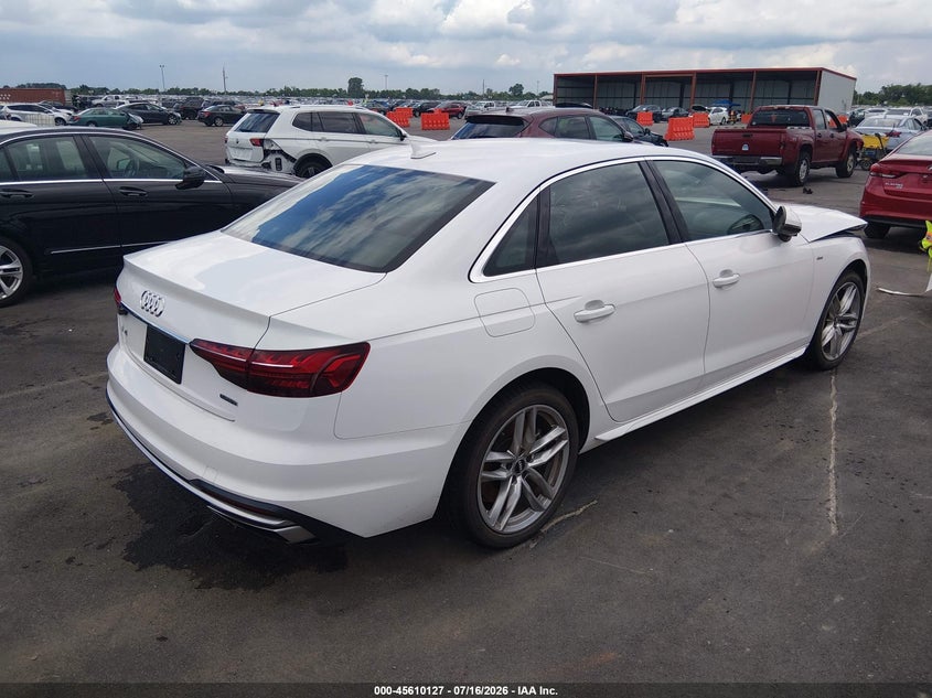 Vin: waudnaf49la073611, lot: 46108577, audi a4 premium 45 tfsi quattro s tronic 20204