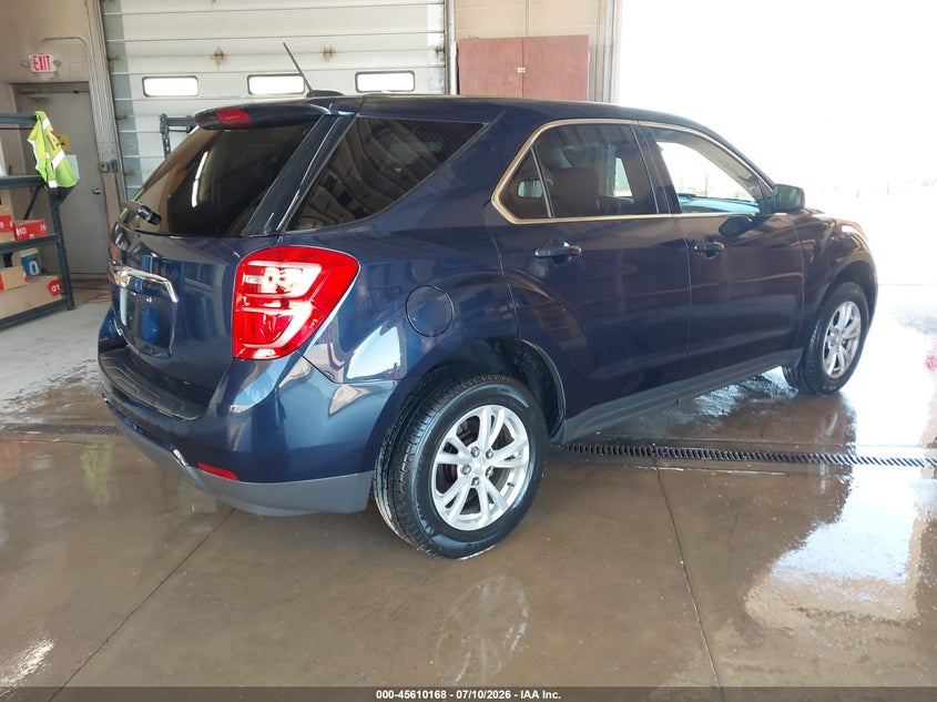 Vin: 2gnfleek3h6303258, lot: 46108618, chevrolet equinox ls 20174