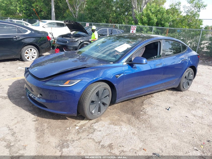 Vin: 5yj3e1ea7sf010213, lot: 46108625, tesla model 3 long range rear-wheel drive/standard rear-wheel drive 20252