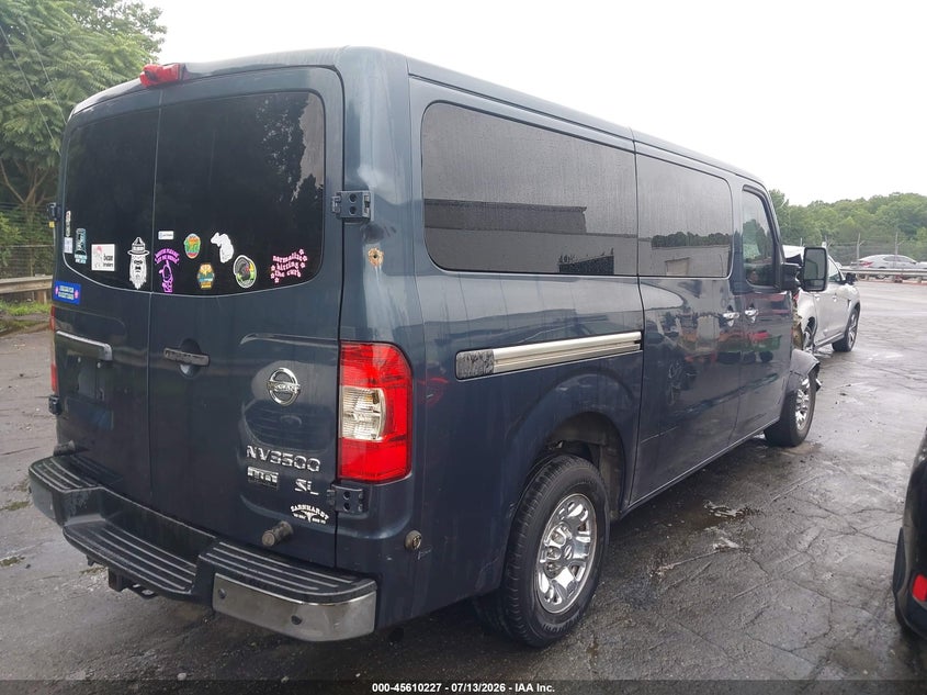 Vin: 5bzaf0aa2en162202, lot: 46108677, nissan nv passenger nv3500 hd sl v8 20144