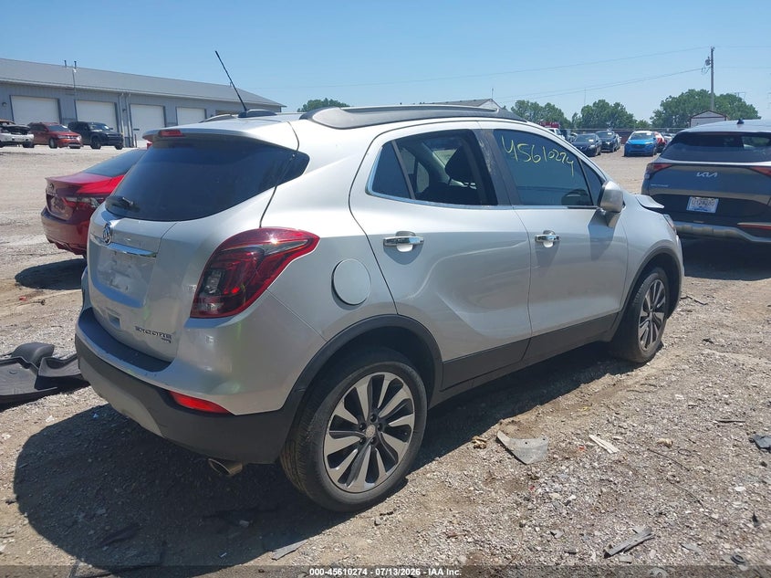 Vin: kl4cjesm6nb538862, lot: 46108724, buick encore awd preferred 20224