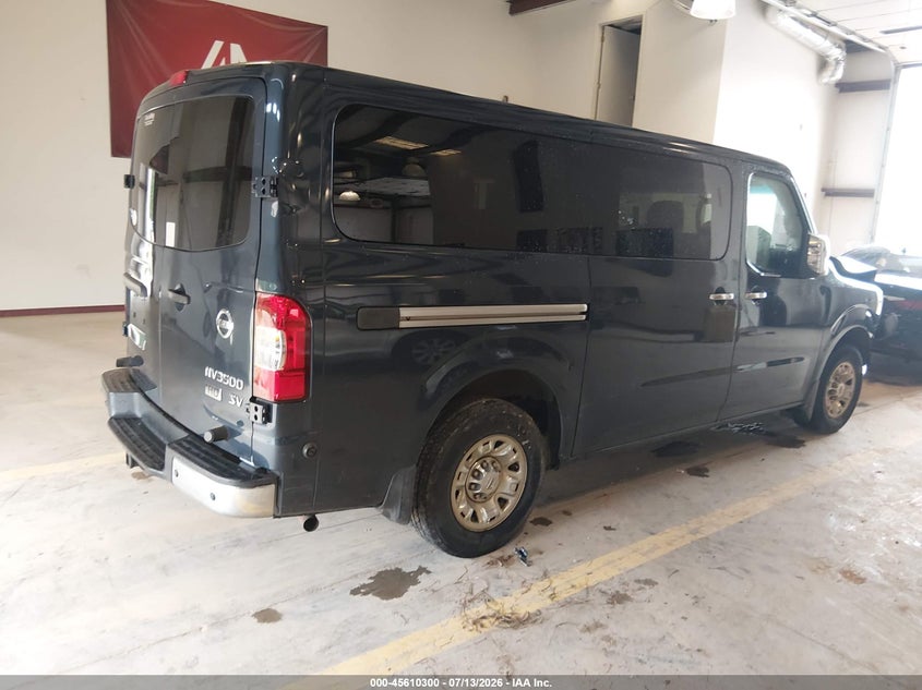 Vin: 5bzaf0aa9fn852675, lot: 46108750, nissan nv passenger nv3500 hd sv v8 20154