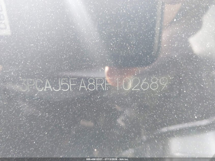 2024 Infiniti Qx50 Sport VIN: 3PCAJ5FA8RF102689 Lot: 45610321