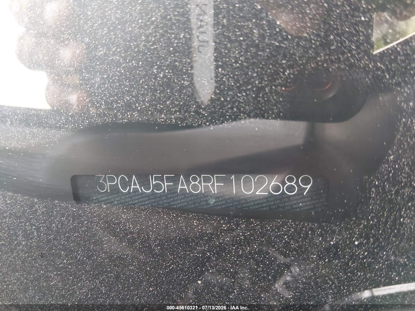 2024 Infiniti Qx50 Sport VIN: 3PCAJ5FA8RF102689 Lot: 45610321