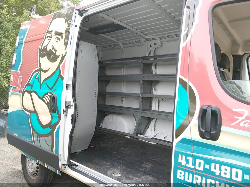 2026 Ram Promaster 1500 Tradesman High Roof 136 Wb W/Pass Seat VIN: 3C6LRVBG6TE161238 Lot: 45610332