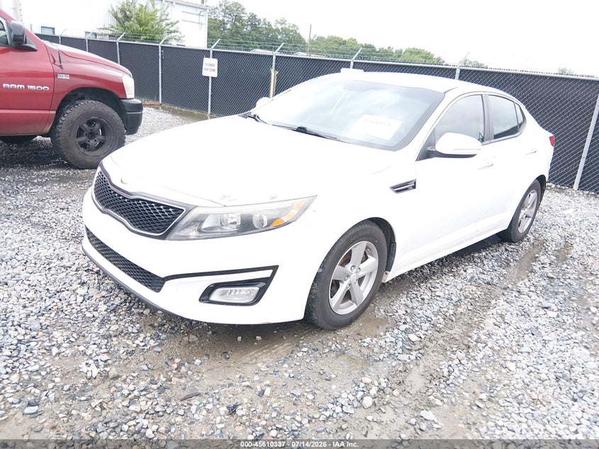 Vin: 5xxgm4a73fg382618, lot: 46108787, kia optima lx 20152