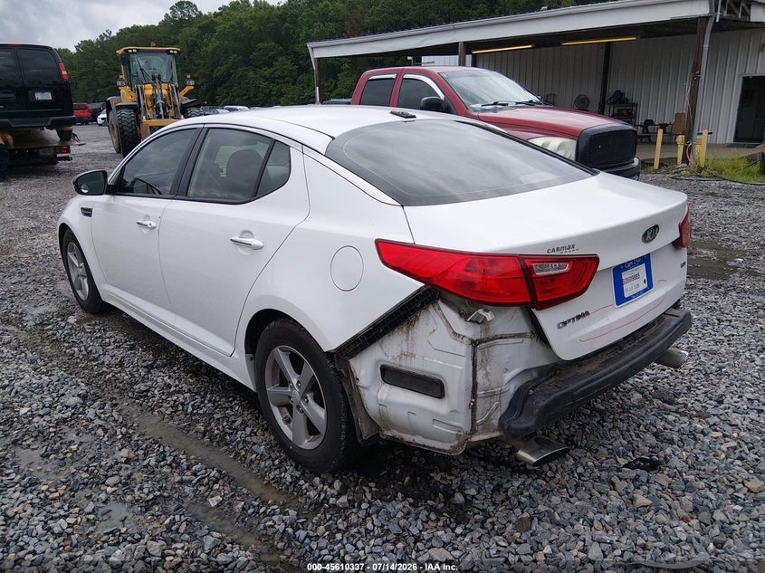 Vin: 5xxgm4a73fg382618, lot: 46108787, kia optima lx 20153