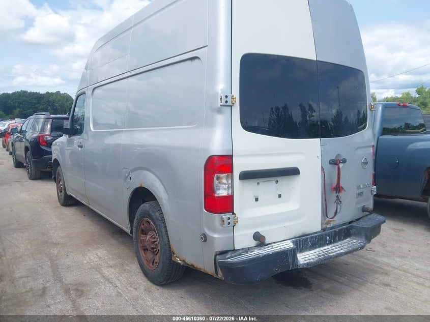 Vin: 1n6bf0ly1cn109869, lot: 46108810, nissan nv 2500 nv2500 hd s v6 20123