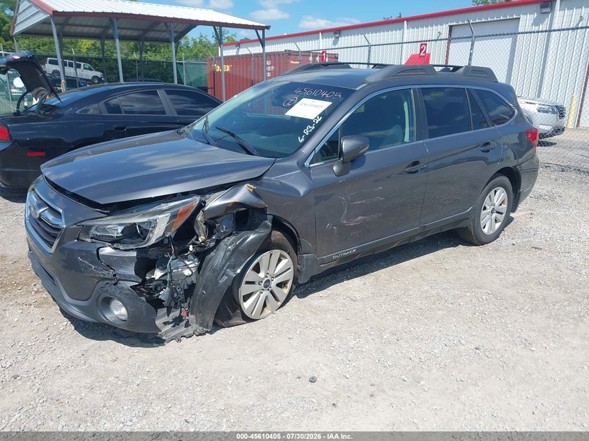 Vin: 4s4bsafc4j3235619, lot: 46108855, subaru outback 2.5i premium 20182