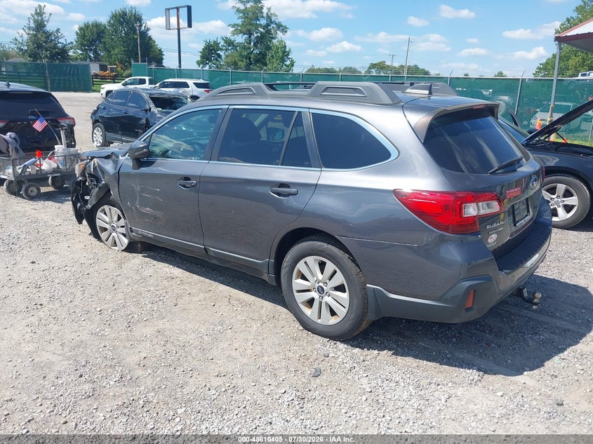 Vin: 4s4bsafc4j3235619, lot: 46108855, subaru outback 2.5i premium 20183