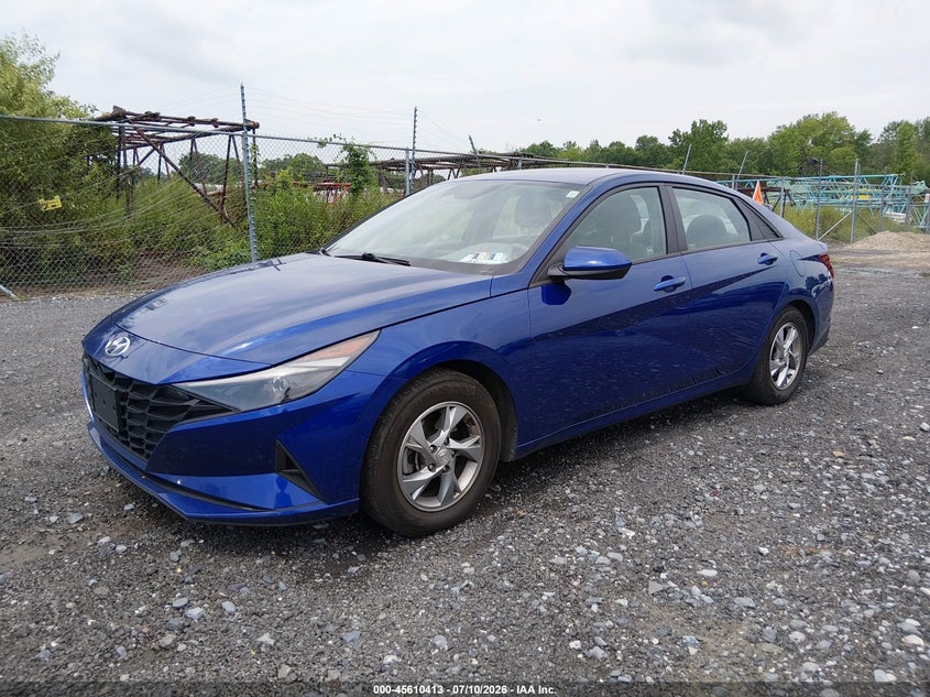Vin: 5npll4agxmh049741, lot: 46108863, hyundai elantra se 20212