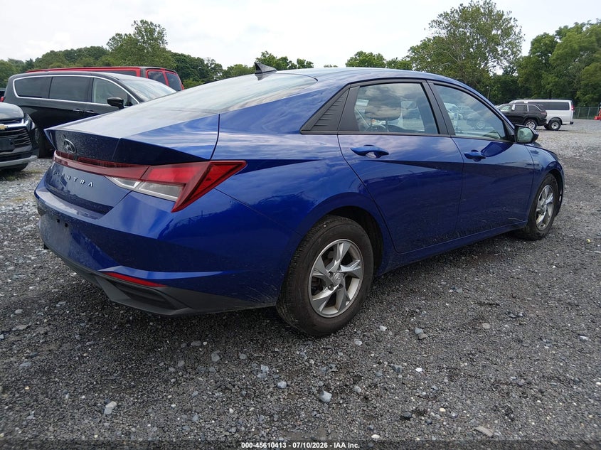 Vin: 5npll4agxmh049741, lot: 46108863, hyundai elantra se 20214