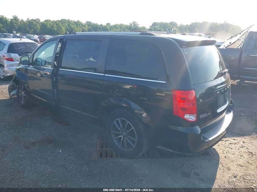 Vin: 2c4rdgcg1hr740302, lot: 46108891, dodge grand caravan sxt 20173