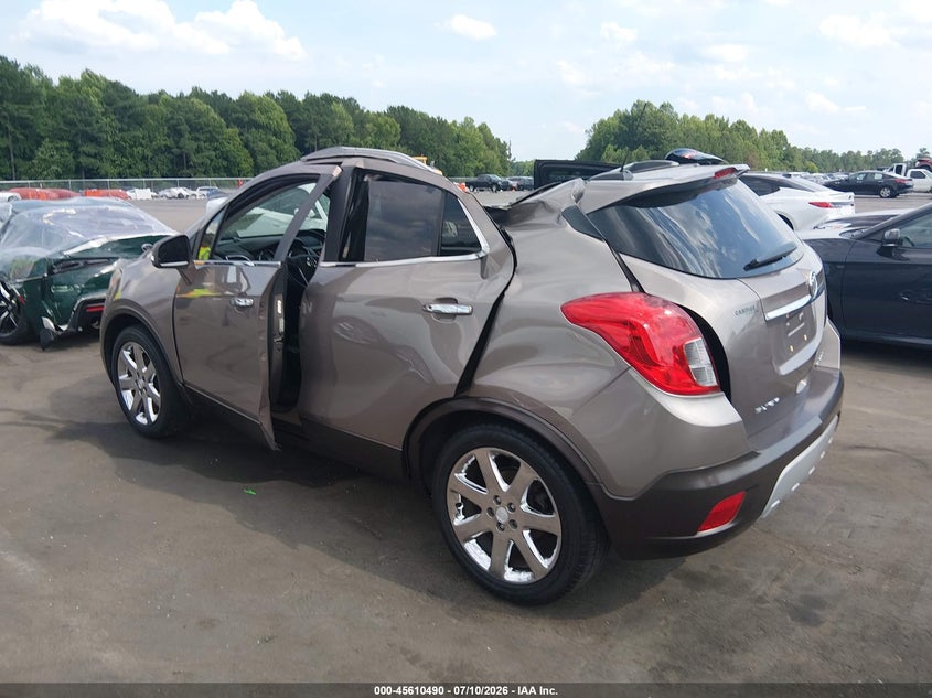 Vin: kl4cjcsb2fb067040, lot: 46108940, buick encore leather 20153