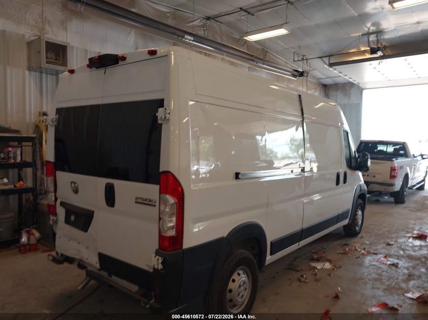 Vin: 3c6lrvdgxpe506354, lot: 46109022, ram promaster 2500 high roof 159 wb 20234