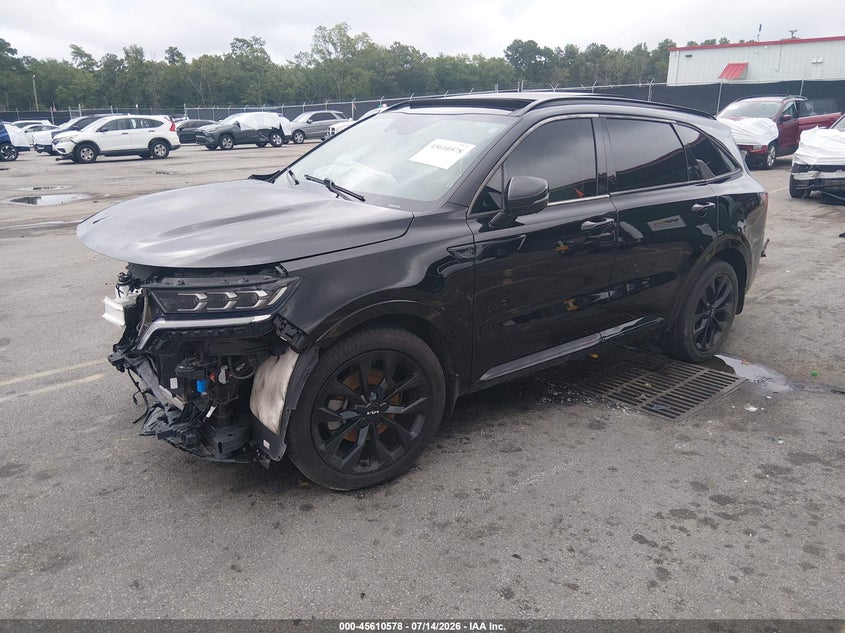 Vin: 5xyrk4lf6ng092824, lot: 46109028, kia sorento sx prestige 20222