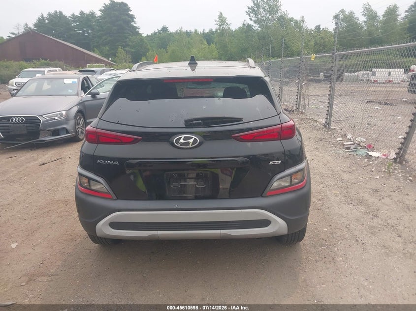 2022 Hyundai Kona Sel VIN: KM8K3CAB6NU817311 Lot: 45610598