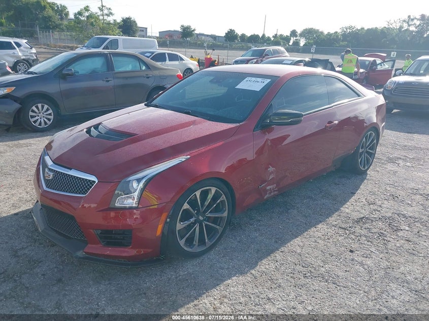 Vin: 1g6an1ry6g0133394, lot: 46109088, cadillac ats-v 20162