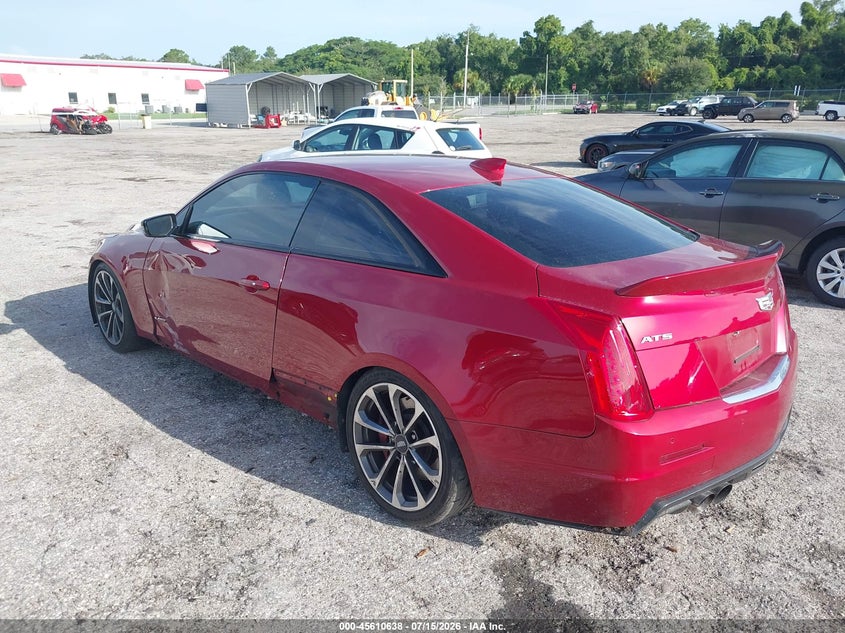 Vin: 1g6an1ry6g0133394, lot: 46109088, cadillac ats-v 20163