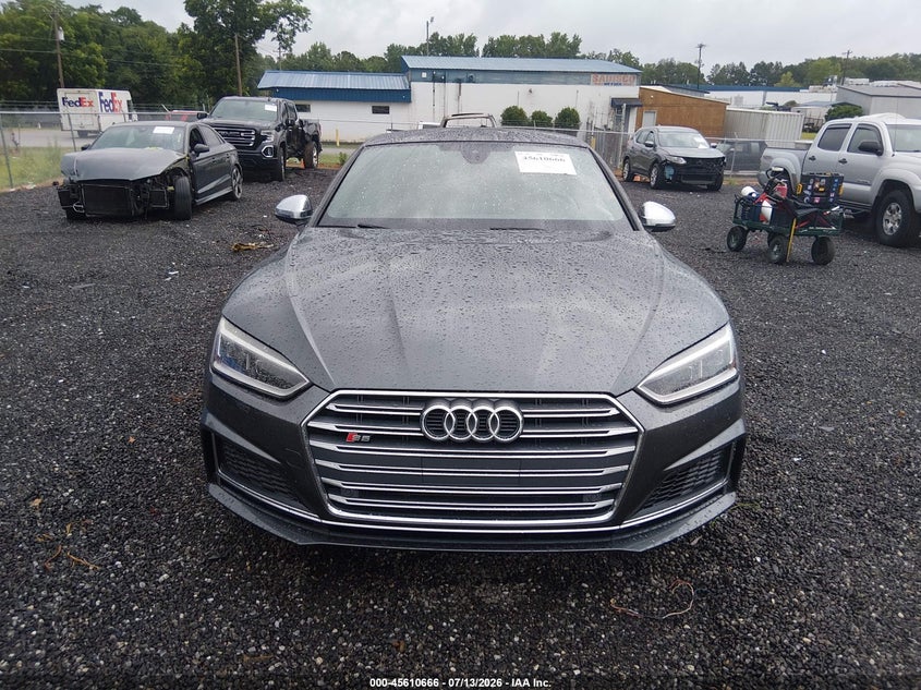 2018 Audi S5 3.0T Premium Plus VIN: WAUB4CF51JA025211 Lot: 45610666
