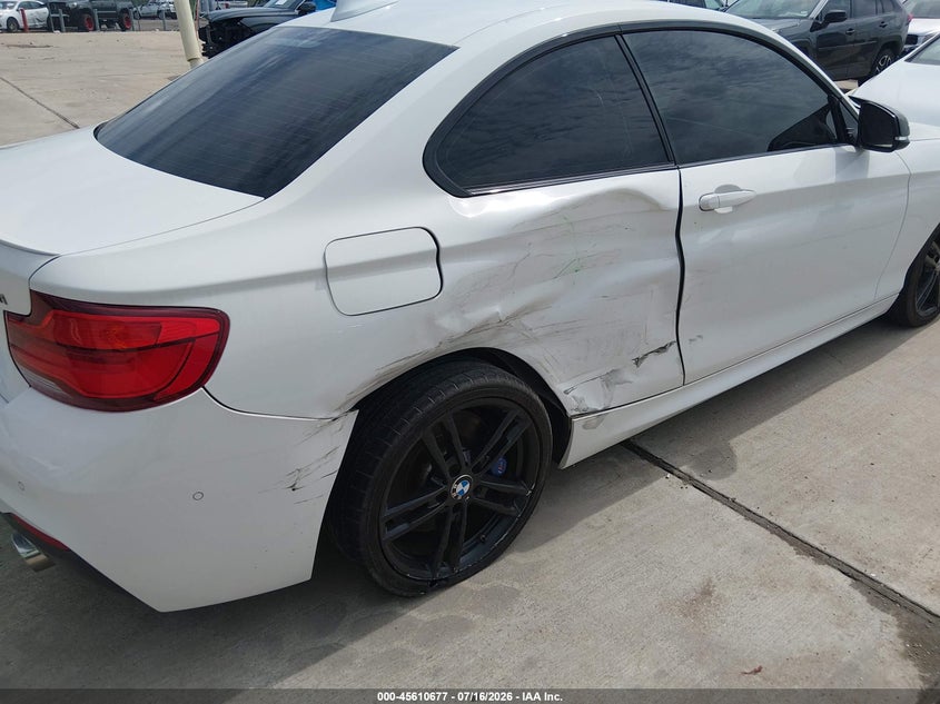 2018 BMW M240I VIN: WBA2J5C52JVC07472 Lot: 45610677