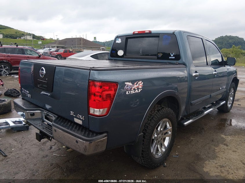 Vin: 1n6aa0ec1cn311820, lot: 46109136, nissan titan sl 20124