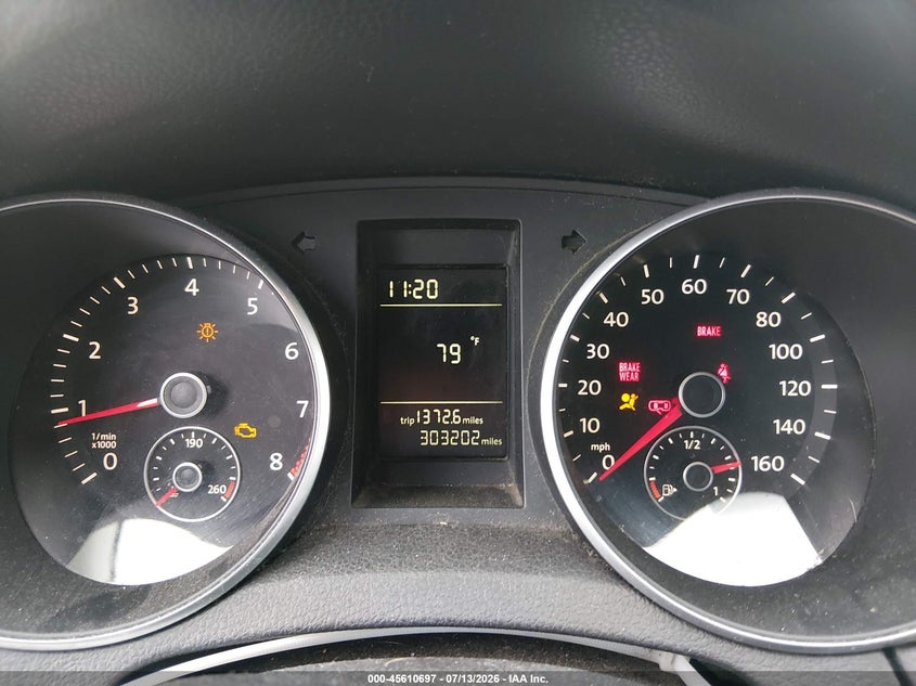 VOLKSWAGEN JETTA 2010 VIN 3VWKZ7AJ6AM662112