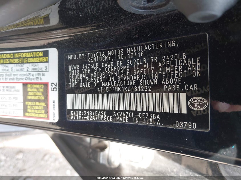 AtlanticExpress - Toyota Camry