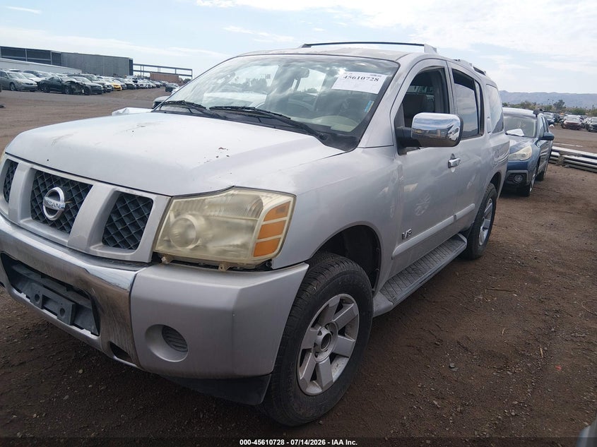 2006 Nissan Armada Se VIN: 5N1AA08A76N709028 Lot: 45610728