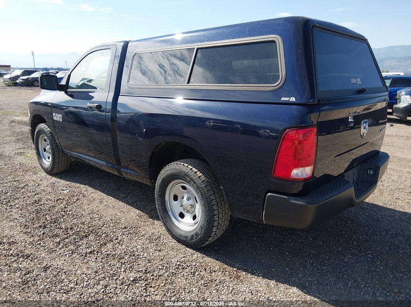 Vin: 3c6jr7ag1jg323685, lot: 46109182, ram 1500 tradesman  4x4 6'4 box 20183
