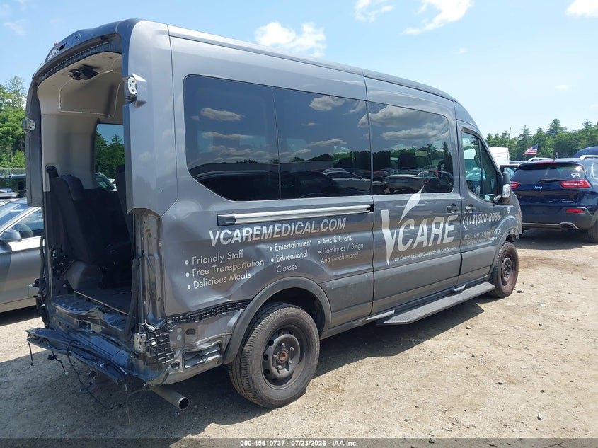 Vin: 1fbax2c8xpkb74769, lot: 46109187, ford transit-350 passenger van xl 20234
